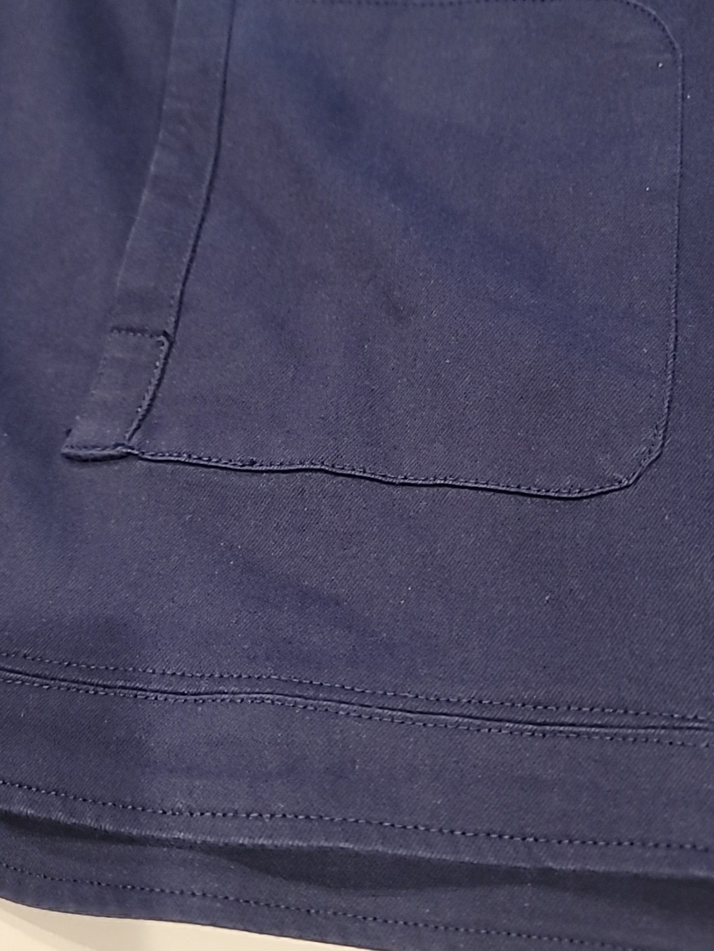 Ruby Rd. Chino Zip-Front Casual Jacket Dark Navy Large - Picture 5 of 12